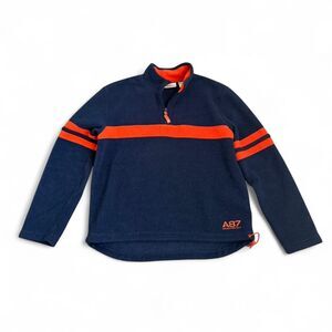 Y2K Aeropostale Men’s Fleece Quarterzip Sweatshirt Size XL